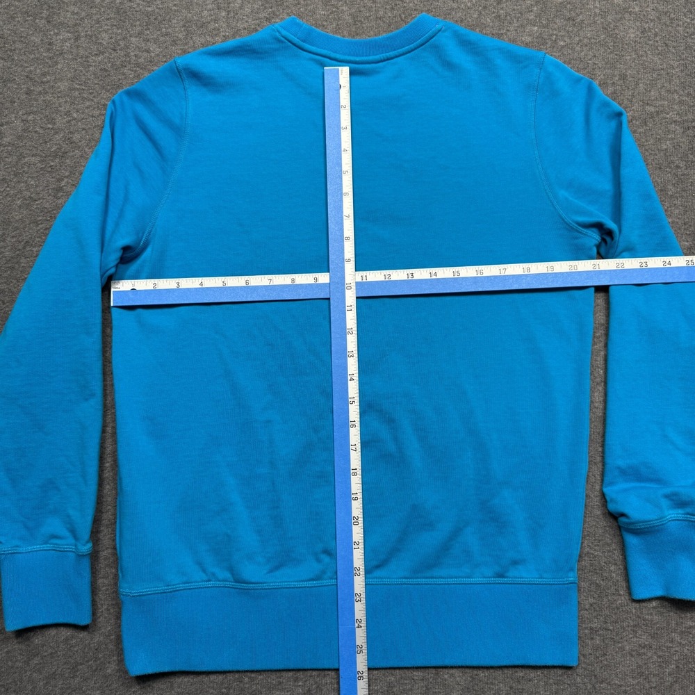 Psycho Bunny Mens Small Blue Hindes Crew Sweatshirt Cotton Pullover Sweater - Picture 12 of 13